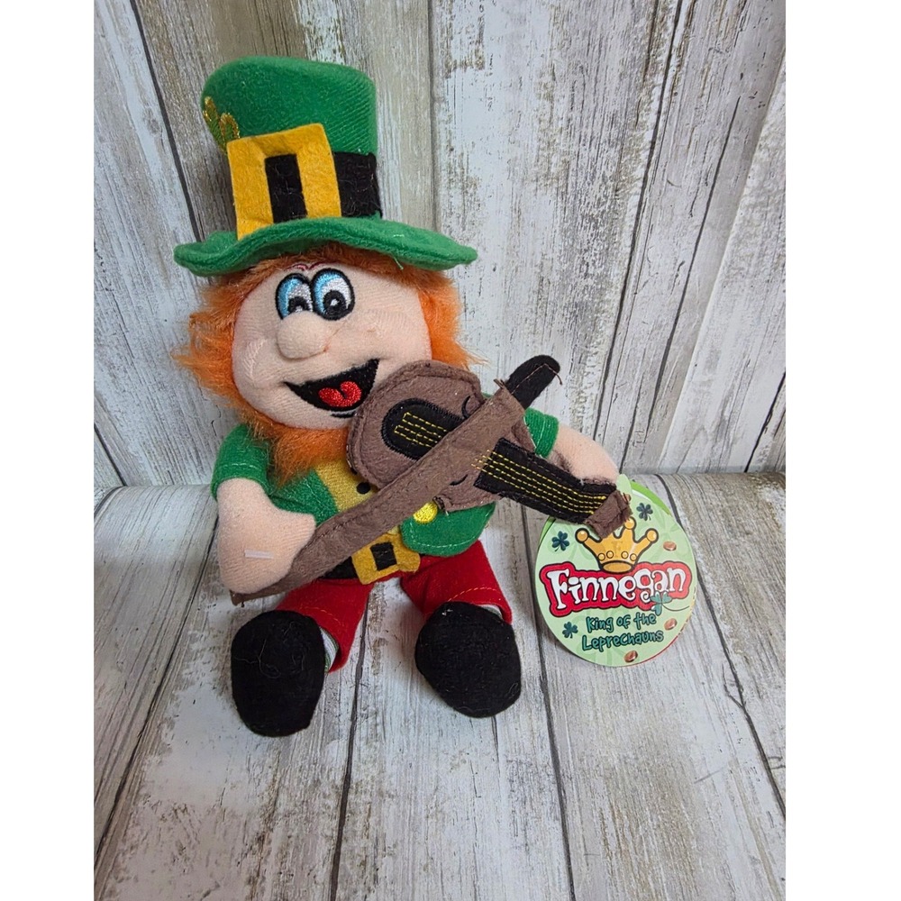 Finnegan King of the Leprechauns Irish Plush Fiddle Allied St Patricks Day 2014